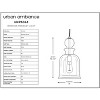 Urban Ambiance Luxury Modern Farmhouse Pendant Light,  16-1/2" x 9",  Brushed Nickel Finish, UHP3043 - 4 of 4