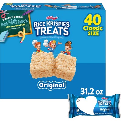Rice Krispies Treats Original Marshmallow Squares - 40ct/31.2oz