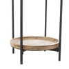 43" Traditional Wood Shelving Unit 3-Tier Brown - Olivia & May: Sturdy Display Storage - 3 of 4