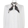 Allegra K Women's Chiffon Floral Print Square Scarves Kerchief Neck Scarf Neckerchief - 2 of 4