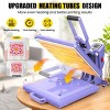 HOMDOX Heat Press 15" × 15" Digital Heat Up Fast & Even Pro Pull Out Lower Platen Slide Out Heat Transfer Sublimation mashine Purple - 4 of 4