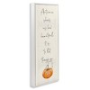 Stupell Industries Autumn Beauty Inspirational Phrase, 10" x 24" - 3 of 4