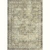 Non-Slip Non-Shedding Washable Rug - Low Pile Traditional Distressed Retro Carpet Soft Floral Print Mat for Dining Room Bathroom Kitchen - 2 of 4