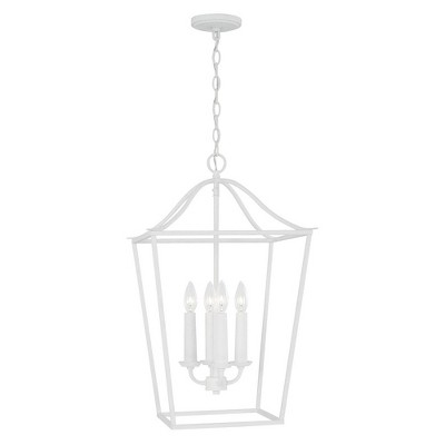 Capital Lighting Grady 4 - Light Chandelier in  Textured White