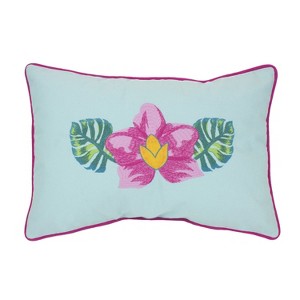 Beachcombers FLOWER 12" x 18" Throw Pillow - 1 of 2