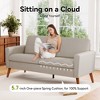 Dyonery 68" Loveseat Sofa, Comfy Couches for Living Room, Modern Oversized Love Seat Sofa, Tool-Free Setup Large Couches - 3 of 4