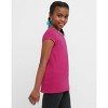 Hanes Essentials Girls' Cotton T-Shirt, 2-Pack - 4 of 4