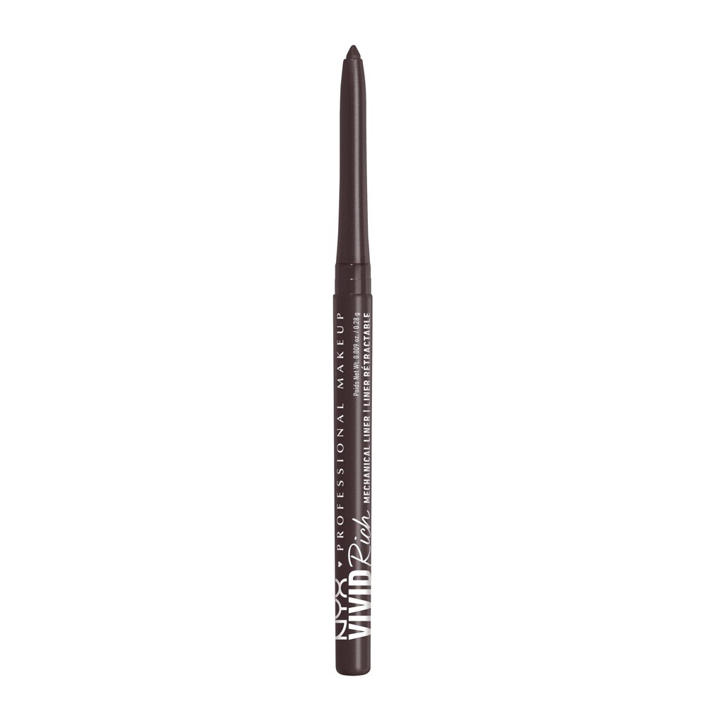 Photos - Eye / Eyebrow Pencil NYX Professional Makeup Vivid Rich Mechanical Eye Pencil - 15 Smokin Topaz - 0.05oz 