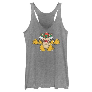 Womens Nintendo Just Bowser Racerback Tank - 1 of 4