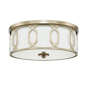 Capital Lighting Opal 3 - Light Flush Mount in  Winter Gold - 1 of 2