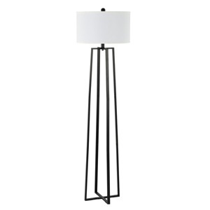 Kairi 58.5" Floor Lamp - FLL4128 - Black - Safavieh - 1 of 4