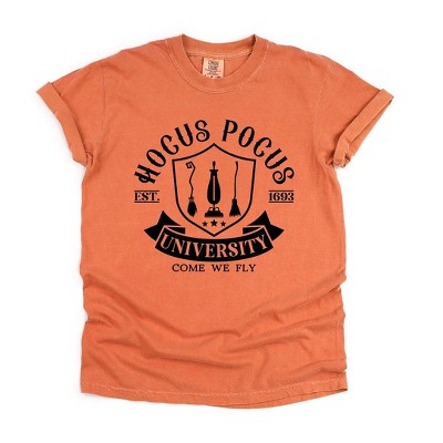 Simply Sage Market Women's Hocus Pocus University Short Sleeve Garment Dyed Tee