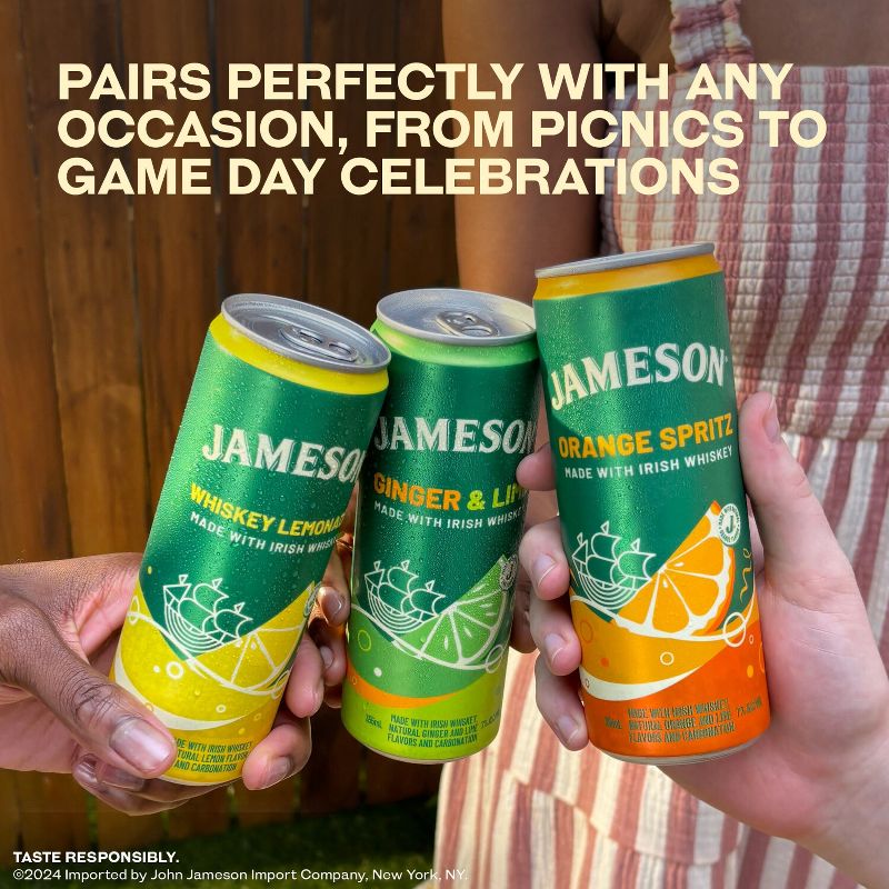 Jameson Whiskey Lime RTD - 4pk/355ml Cans, 4 of 8