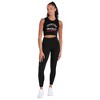 Women's Stanford University Classic Script Sleeveless Crop Top Tank - 4 of 4
