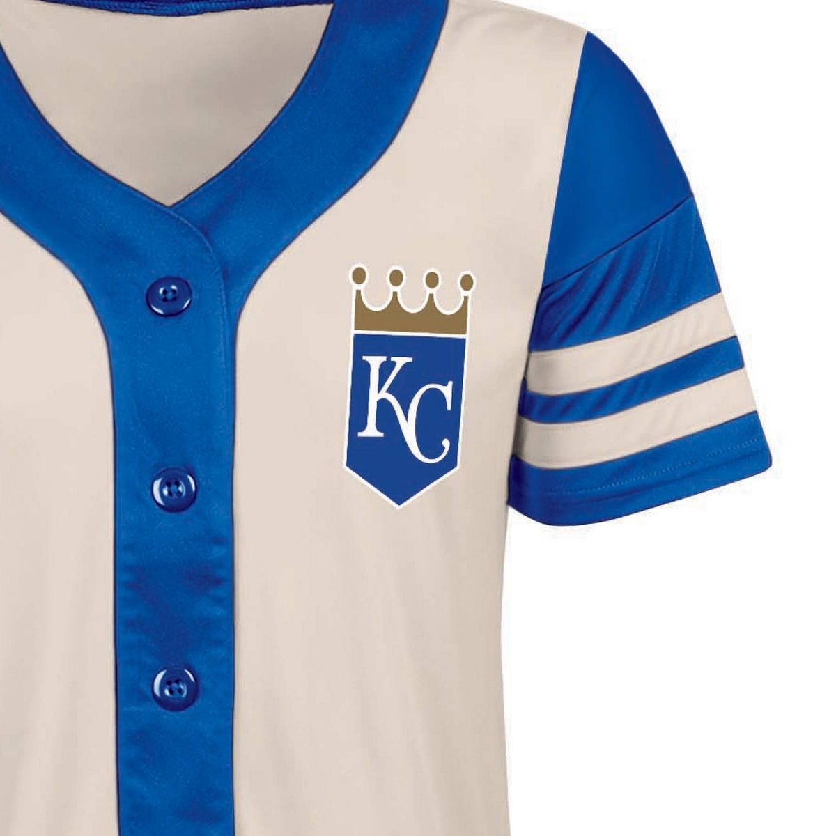 MLB Kansas City Royals Women's Antique White Jersey - thumbnail 3