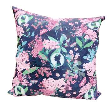 Floral Print Throw Pillow - Bridgerton