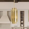 Livex Lighting Greenwich 1 - Light Pendant in  Natural Brass - 2 of 4