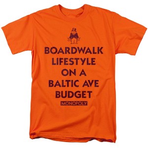 Monopoly Lifestyle Vs Budget Adult T-Shirt - 1 of 4