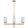 Capital Lighting Alyssa 6 - Light Chandelier in  Aged Brass - 2 of 4