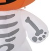 SEVOBAL Party Decorations and Accessories 6ft Inflatable Halloween Ghost Pumpkin Easy Setup Glow-in-the-Dark for Yard, Orange, 45.7"*34.75"*70.75" - 4 of 4