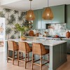 ALOADECOR Handcrafted 1-Light Farmhouse Natural Rattan Pendant Light-Coastal Lantern Hanging Lamp With Rope Woven Shape - 2 of 4