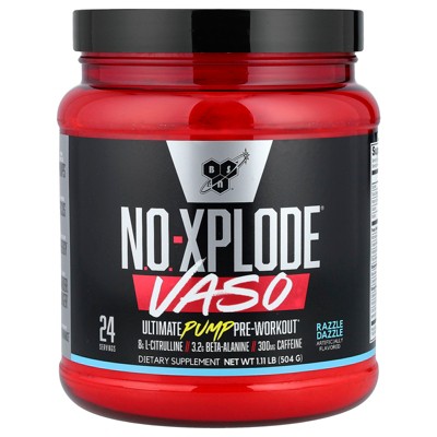 BSN No-Xplode VASO, Ultimate Pump Pre-Workout, Razzle Dazzle, 1.11 lb (504 g)