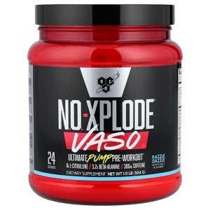 BSN No-Xplode VASO, Ultimate Pump Pre-Workout, Razzle Dazzle, 1.11 lb (504 g) - 1 of 4