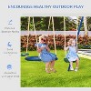 VYNXARIA 616 lbs Swing Set for Backyard,5 in 1 Heavy-Duty A-Frame Stand Outdoor Playset for Kids - 2 of 4