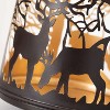 Sullivans Deer Lantern Brown 15"H Metal - 2 of 4