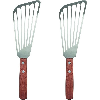 Maine Man 11-Inch Stainless Steel Fish Spatula with Slotted Angled Blade