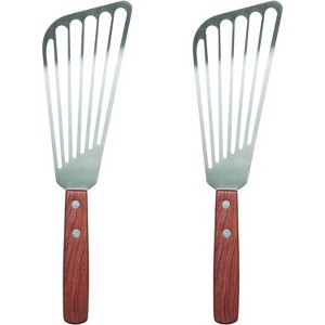 Maine Man 11-Inch Stainless Steel Fish Spatula with Slotted Angled Blade - 1 of 4