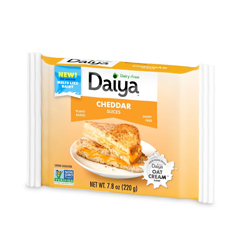 Daiya Dairy-Free Cheddar Cheese Style Slices - 7.8oz, 3 of 9