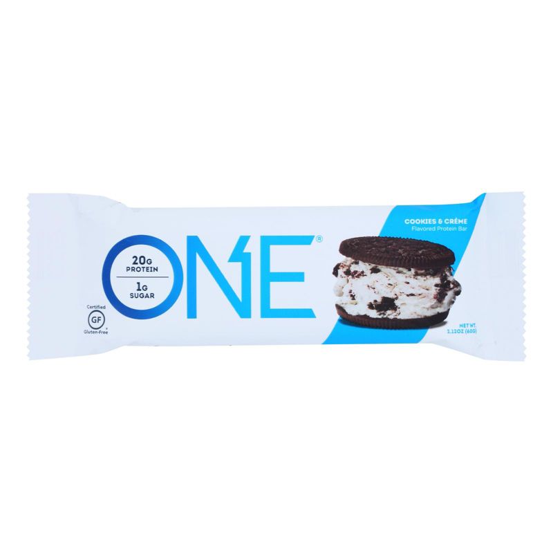 One Bar Cookies and Creme Protein Bar - 12 bars, 2.12 oz, 2 of 8