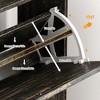 AZL1 Life Concept Shoe Rack Shoe Cabinet Entry Home Narrow Design 2 Drawers Large Capacity for Entrance or Balcony, Gray, 53"*19"*8" - 4 of 4