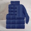 Smart Dry Cotton Medium Weight Solid Towel Set by Blue Nile Mills - 2 of 4