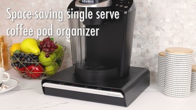 Black Single-Serve Coffee Pod Drawer and Organizer