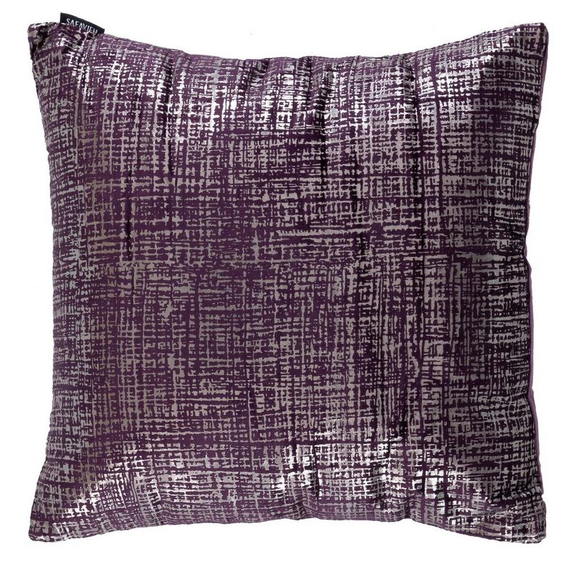 Prenlia Pillow - Purple/Silver - 18" X 18" - Safavieh., 1 of 6