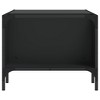 vidaXL Black Coffee Table with Rack - Elegant Sofa Table for Living Room with Side Storage Rack and Adjustable Feet - Engineered Wood and Metal Frame. - 4 of 4