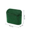 Unique Bargains Auto Car Trash Can Durable Car Door Trash Bin Green 1 Pc 6.3" Length 2.8" Width 5.5" Height ABS Rhinestone - 3 of 4