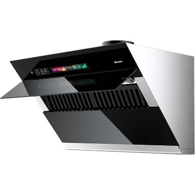 Cesicia 30-in Silver&Black 4-speed 900CFM Under Cabinet Range Hood