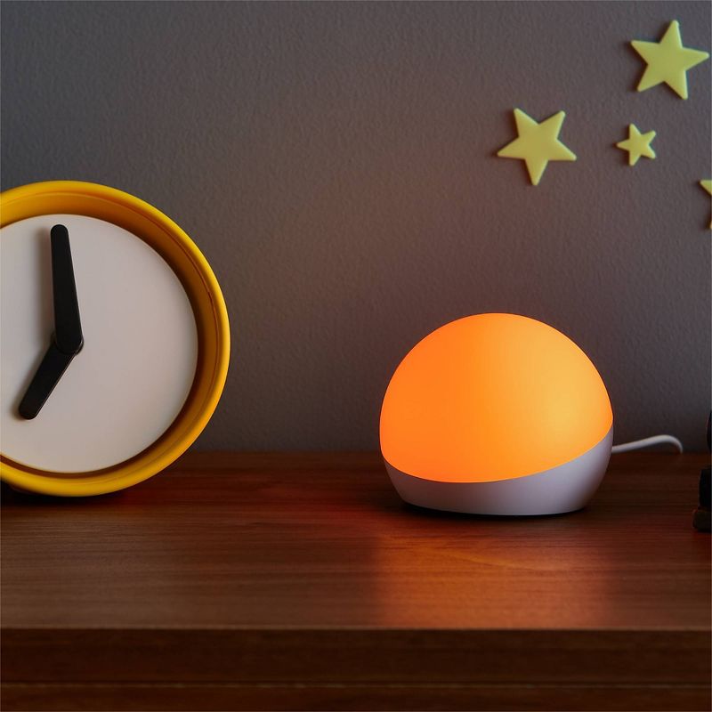 Amazon Echo Glow Multicolor Alexa Compatible Kids Smart Lamp - White, 4 of 5