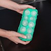HIC Silicone Cannonball Sphere Whiskey Ice Ball Mold Tray, Vintage Blue - 4 of 4