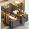 Built-In Pull-Out Basket Multi-Function Pull-Out Snack Storage Rack Sink Under - 2 of 4