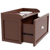 Gulches PawHut Dog Feeding Station with Storage Drawer - Elevated Bowls for Large Dogs - 4 of 4