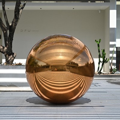 Yescom 47" Inflatable Mirror Ball Giant Reusable Large Disco Balloon Decoration for Party Wedding Event Stage Decor Gold