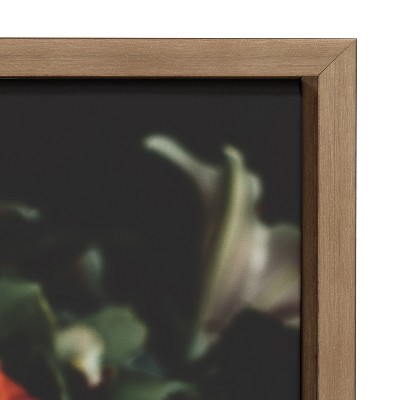 Abundance Floral Print on Canvas with Gold Frame, 23x33