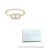 Adornia 14k Gold Vermeil .925 Sterling Silver CZ Mariner Link Ring. - 4 of 4