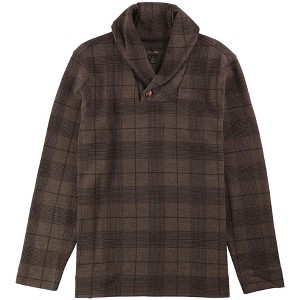 Tasso Elba Mens Printed Shawl Sweater - 1 of 1