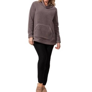 Women's Cowl Neck Fleece Pullover - ESCAPE BY HABITAT - 1 of 1