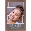 PosterPalooza | Photo Size Shabby Chic Brown Picture Frame - UV Acrylic, Foam Board Backing, Hanging Hardware - 2 of 4